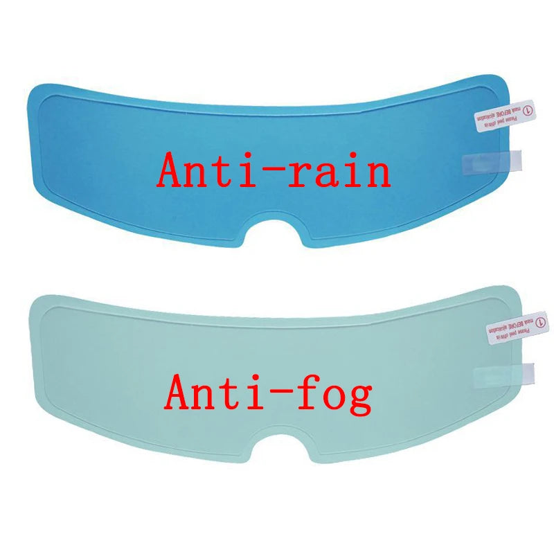 Motorcycle Helmet Transparent Anti-Fog Rainproof Film Helmet Glass Durable Nano Coating Sticker