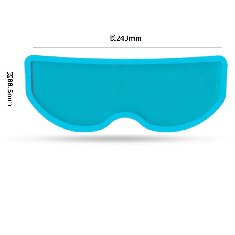 Motorcycle Helmet Transparent Anti-Fog Rainproof Film Helmet Glass Durable Nano Coating Sticker