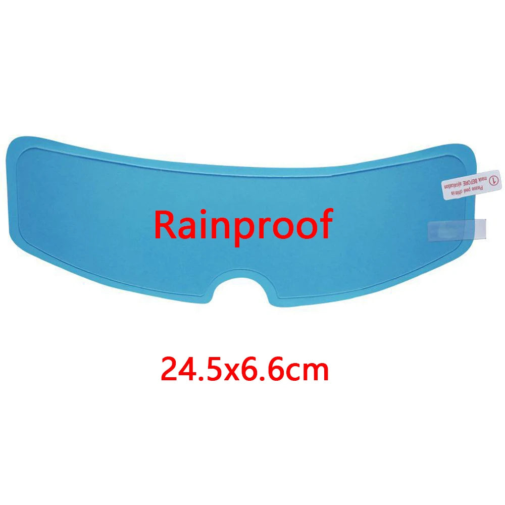 Motorcycle Helmet Transparent Anti-Fog Rainproof Film Helmet Glass Durable Nano Coating Sticker