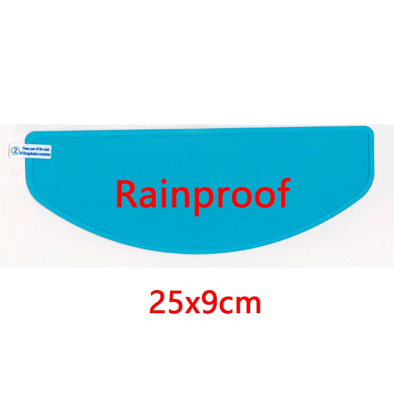 Motorcycle Helmet Transparent Anti-Fog Rainproof Film Helmet Glass Durable Nano Coating Sticker