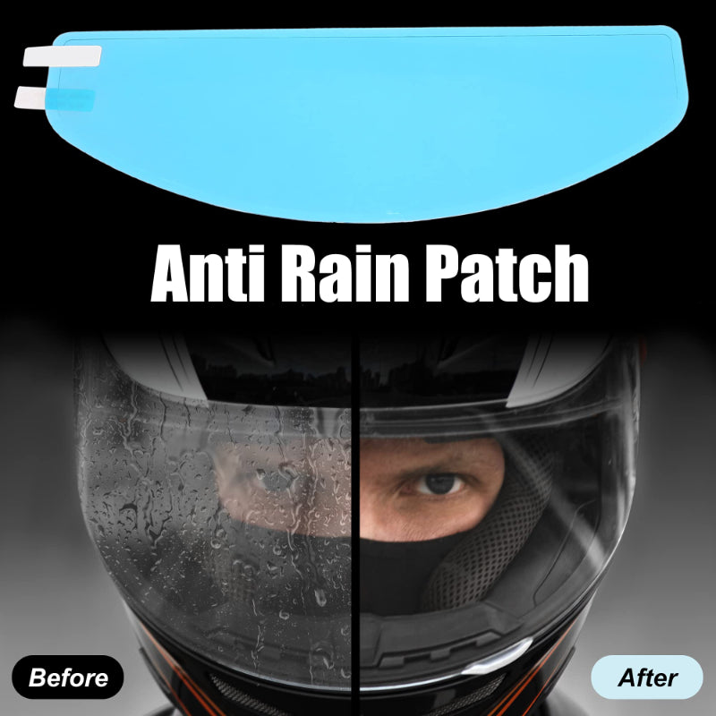 Motorcycle Helmet Transparent Anti-Fog Rainproof Film Helmet Glass Durable Nano Coating Sticker