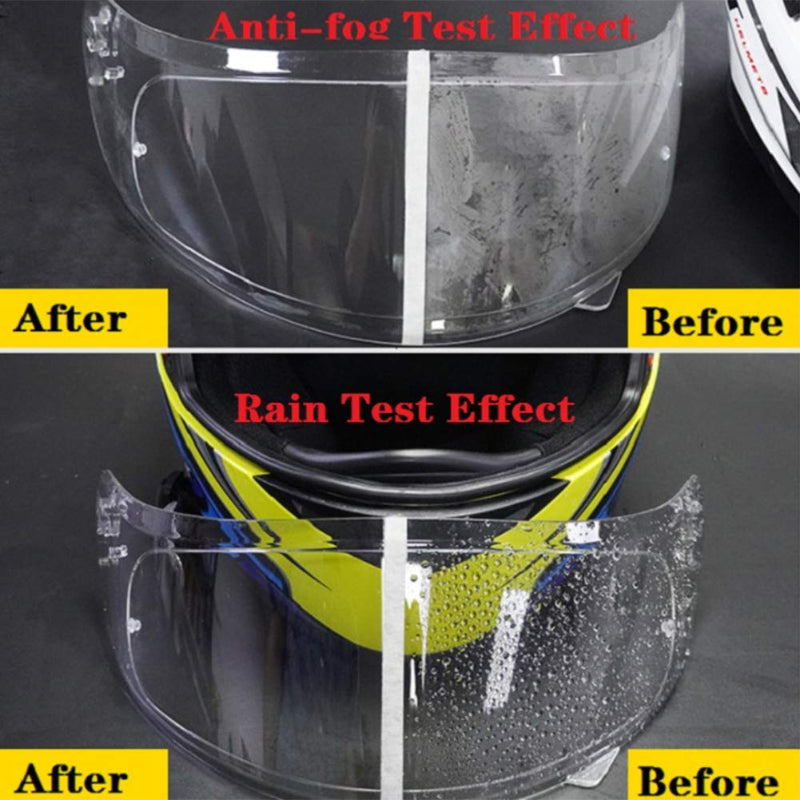 Motorcycle Helmet Transparent Anti-Fog Rainproof Film Helmet Glass Durable Nano Coating Sticker