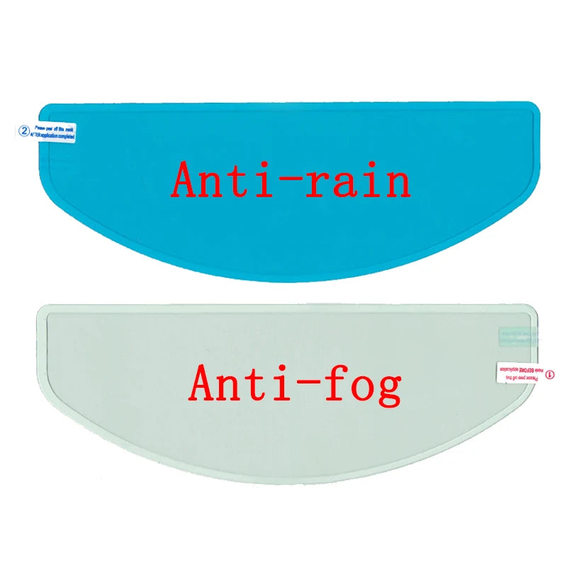 Motorcycle Helmet Transparent Anti-Fog Rainproof Film Helmet Glass Durable Nano Coating Sticker